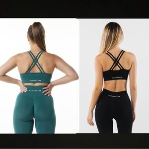 Alphalete revival bras (black & blue only)